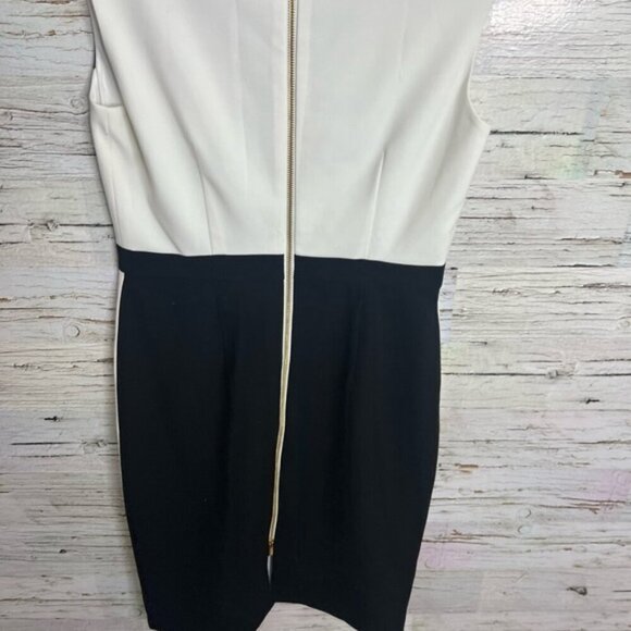 Calvin Klein  black white career dress size 6 - Picture 6 of 7